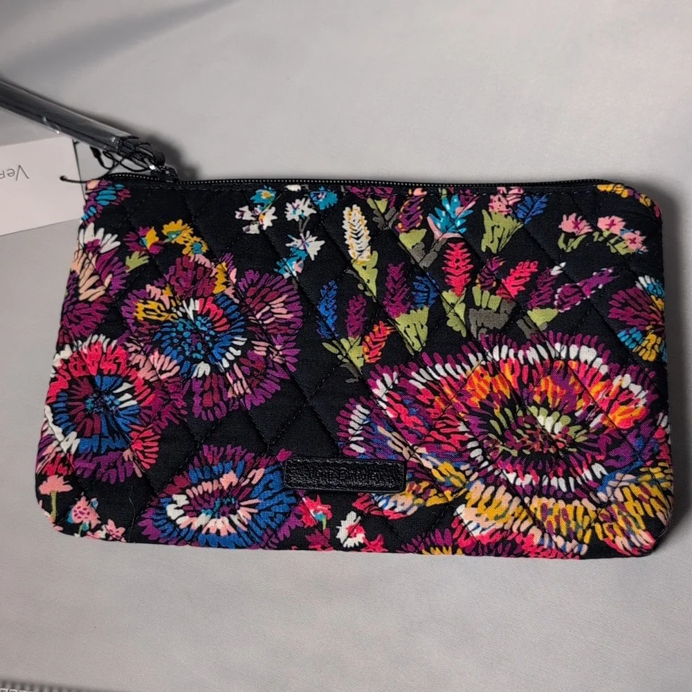 Vera Bradley Escapade Wristlet in Midnight Wildflowers